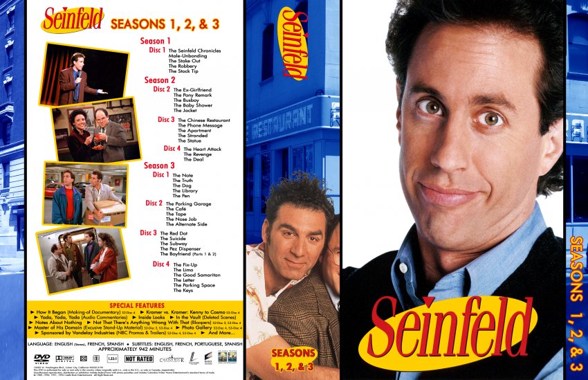 Seinfeld: Seasons 1, 2, & 3