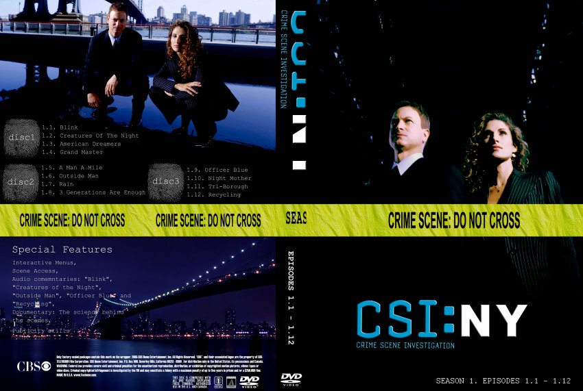 CSI NY: Season 1 Part 1