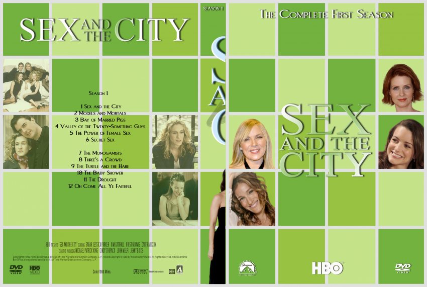 Sex And The City Season 1 Spanning Tv Dvd Custom Covers