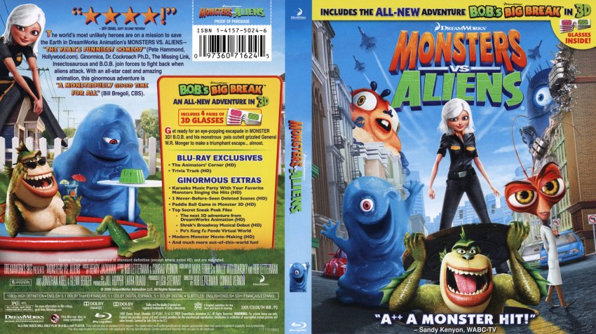 Monsters vs Aliens