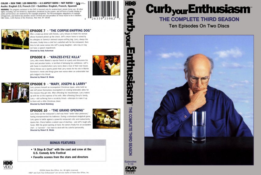 Curb Your Enthusiasm Season 3 Disc 2