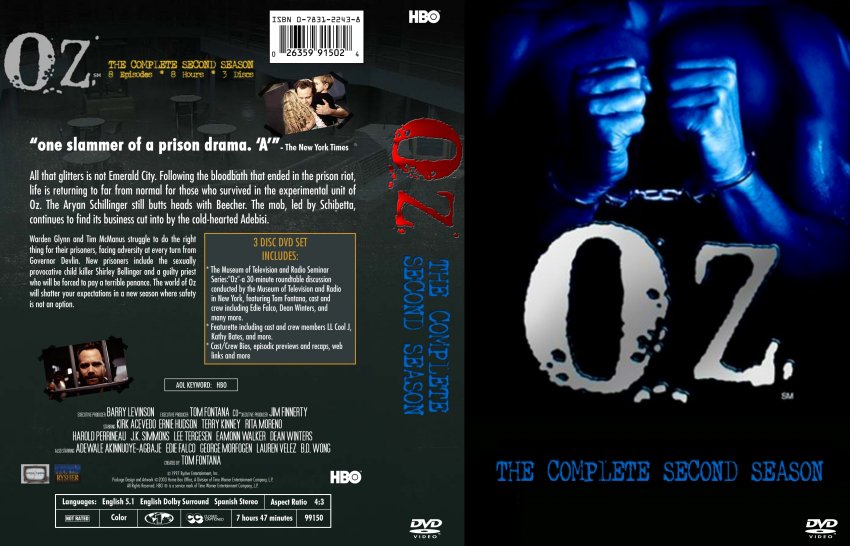 Oz Season TV DVD Custom Covers OZ The Complete Season DVD Covers