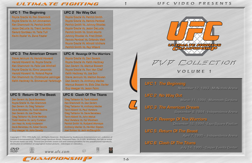 UFC Slim 6 Vol 1