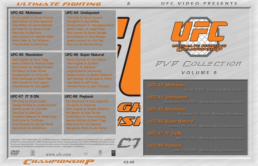 UFC Slim 6 Vol 8