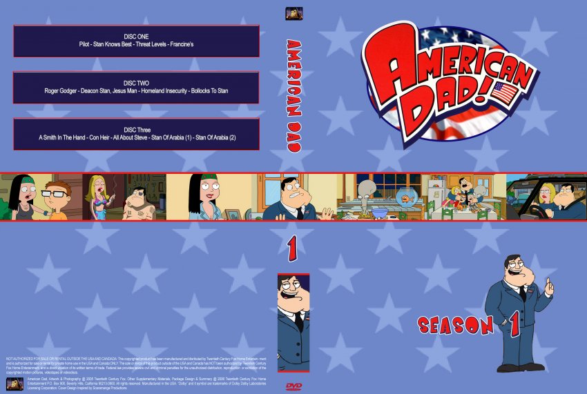 American Dad Season 1 - TV Cartoon Collection