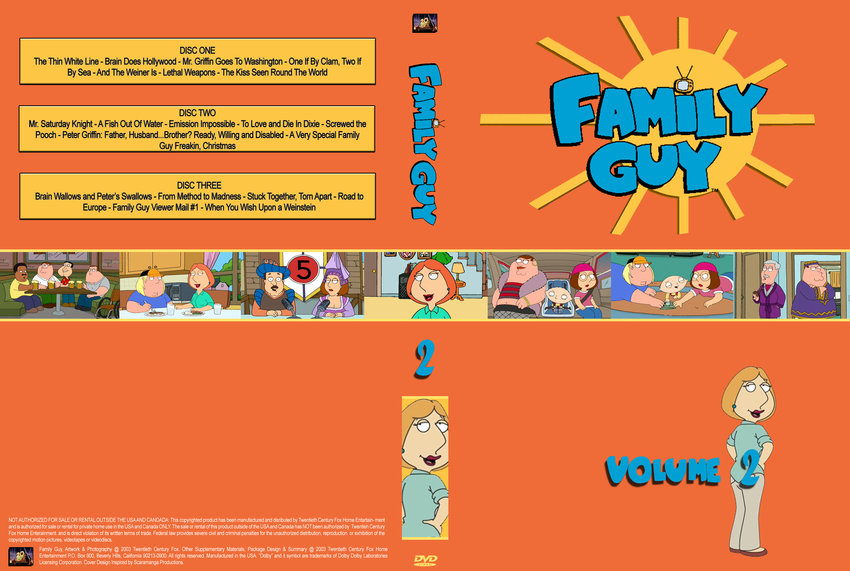 Family Guy Volume 2 - TV Cartoon Collection