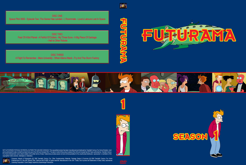 Futurama Season 1 - TV Cartoon Collection