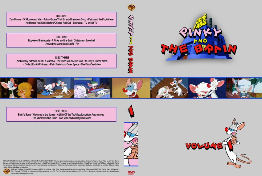 Pinky & The Brain Volume 1 - TV Cartoon Collection