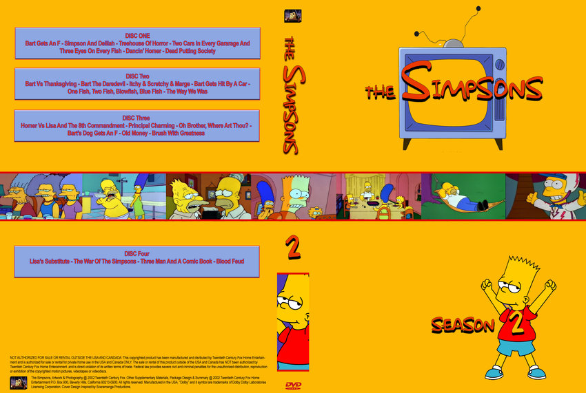 The Simpsons Season 2-TV Cartoon Collection