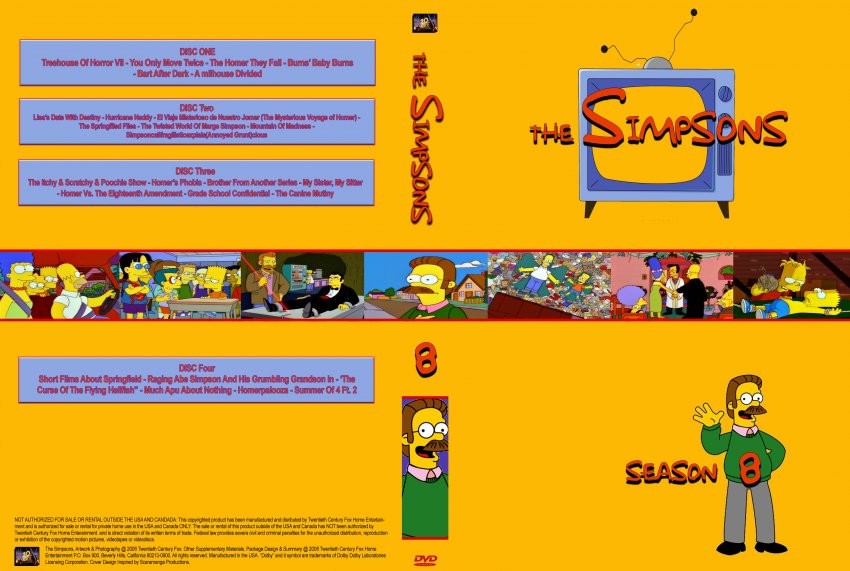 The Simpsons Season 8 - TV Cartoon Collection