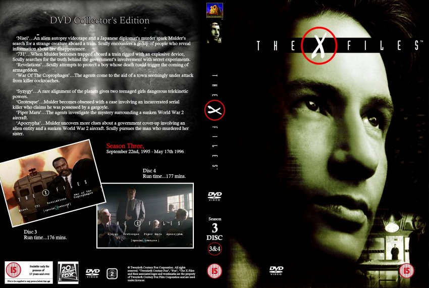X Files Season 3 Disc 3 & 4
