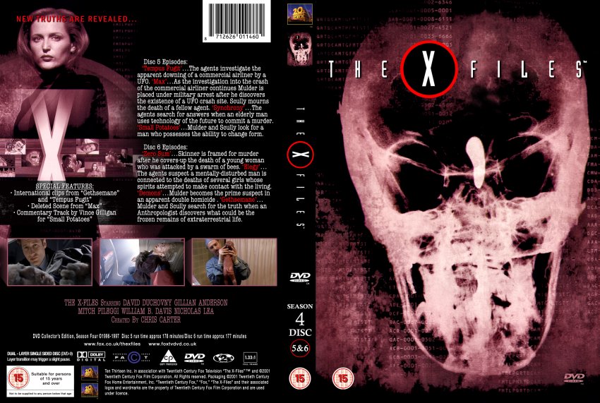 X Files Season 4 Disc 5 & 6