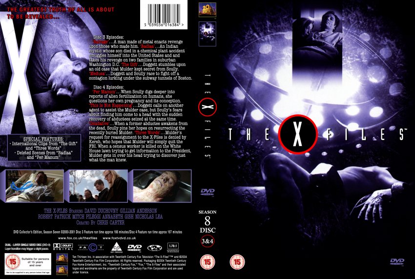 X Files Season 8 Disc 3 & 4