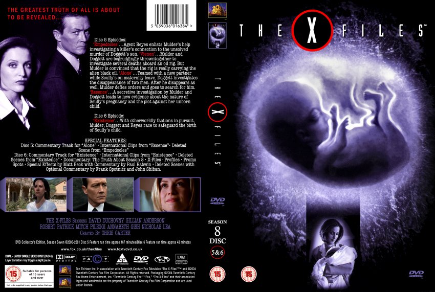 X Files Season 8 Disc 5 & 6
