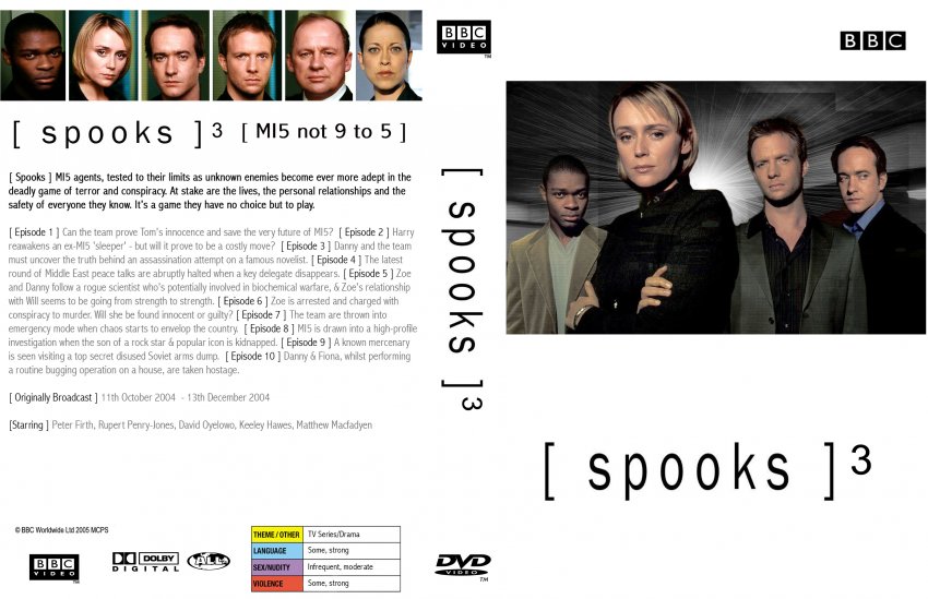spooks season 3