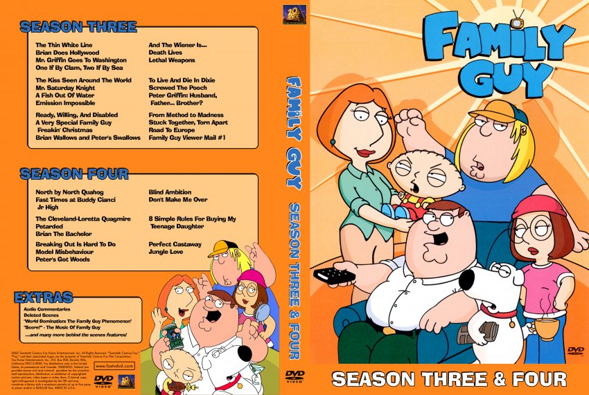 Family Guy - Seasons 3 & 4