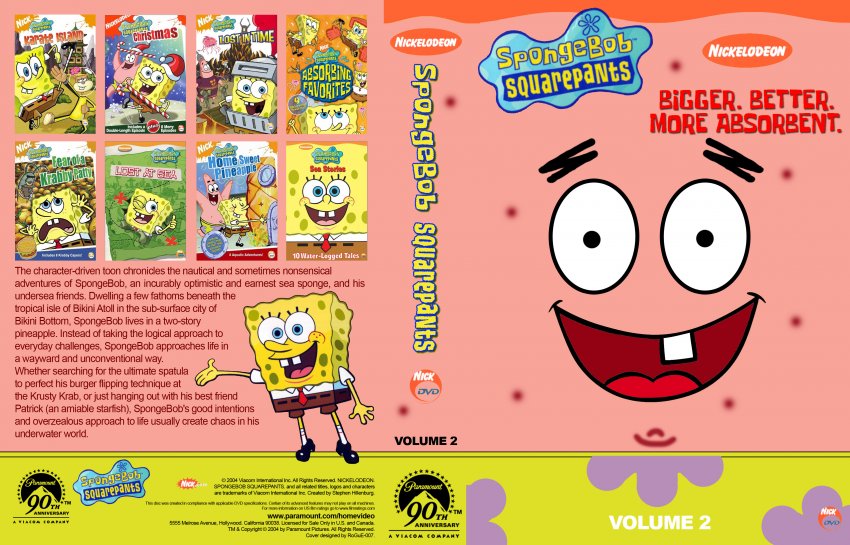 SpongeBob Squarepants Collection - Vol. 2 - TV DVD Custom Covers ...