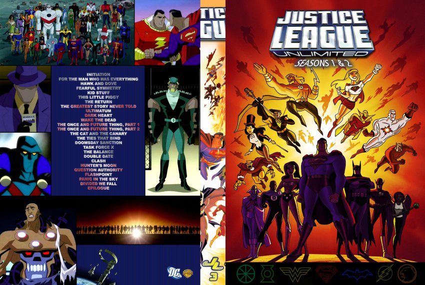 Justice League Unlimited, seasons 1 &2
