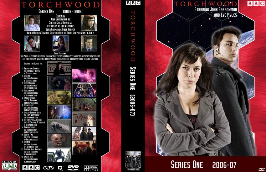 Torchwood Series One TV DVD Custom Covers 7861TW001 DVD Covers