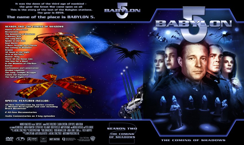 Babylon 5 - Season 2 - CUSTOM 6 DISC CASE - TV DVD Custom Covers ...