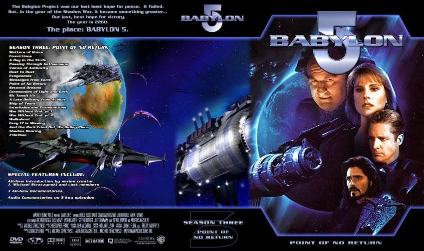 Babylon 5 - Season 3 - CUSTOM 6 DISC CASE - TV DVD Custom Covers ...