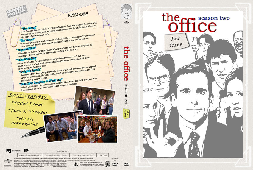 The Office Season Two Disc Three