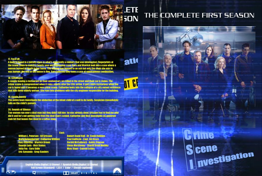 CSI - Season 1 Disc 5
