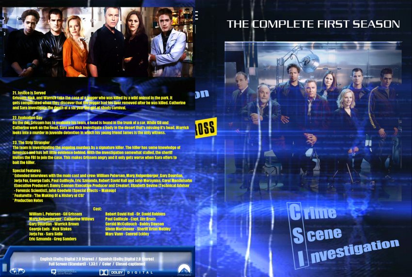 CSI - Season 1 Disc 6