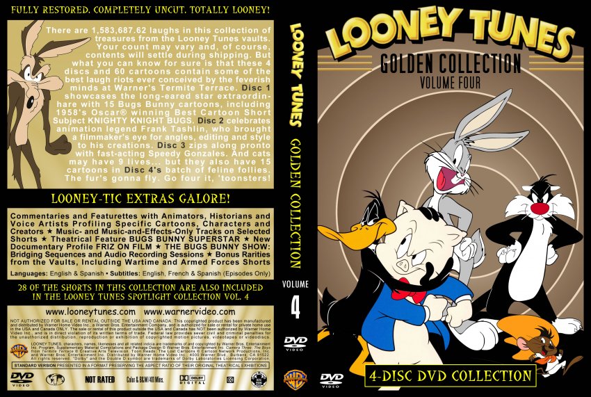 Looney Tunes Golden Collection Volume 4 - TV DVD Custom Covers - Looney ...