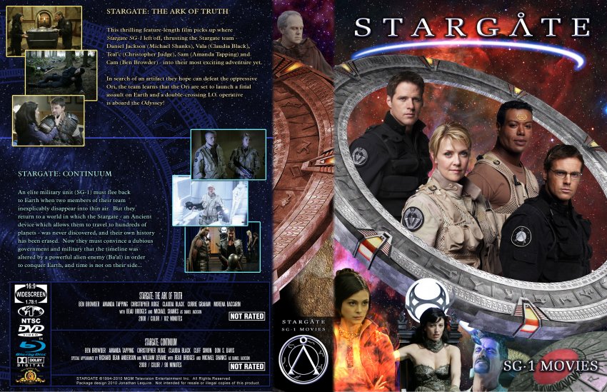 Stargate Friend and Foe - SG1 Movies - BluRay and DVD Combo specs