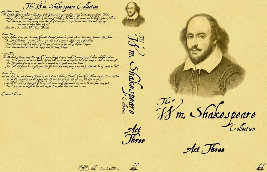 Shakespeare space saving covers