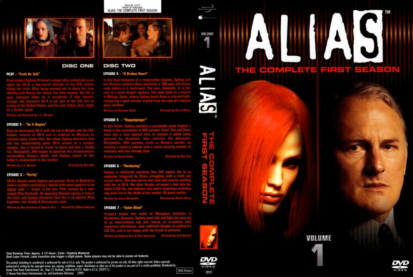 Alias Season 1 Vol 1