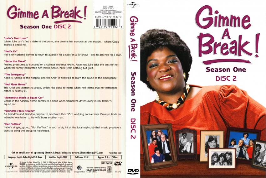 Gimme A Break! Season 1 Disc 2