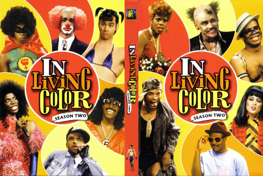 In Living Color Season Two Slim Quad - TV DVD Scanned Covers