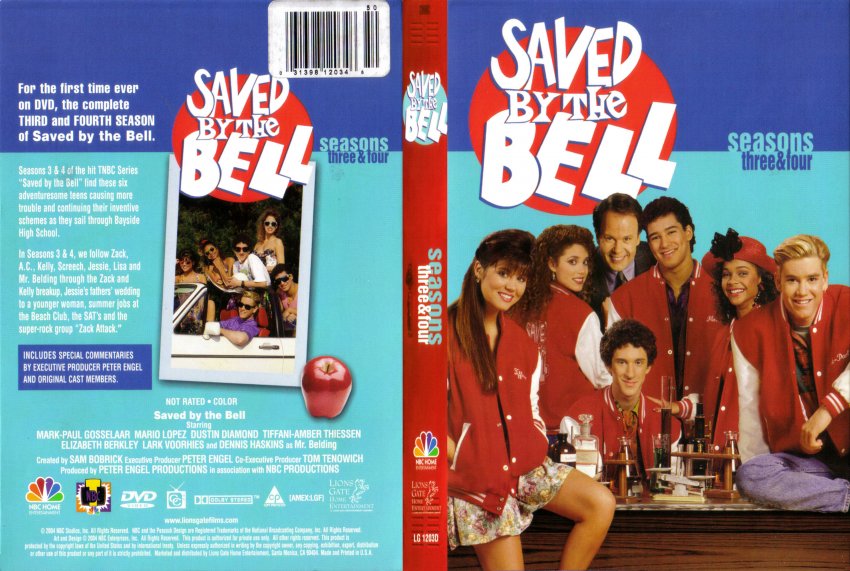 Saved by the Bell: Season 3 and 4 - TV DVD Scanned Covers - 219saved by ...