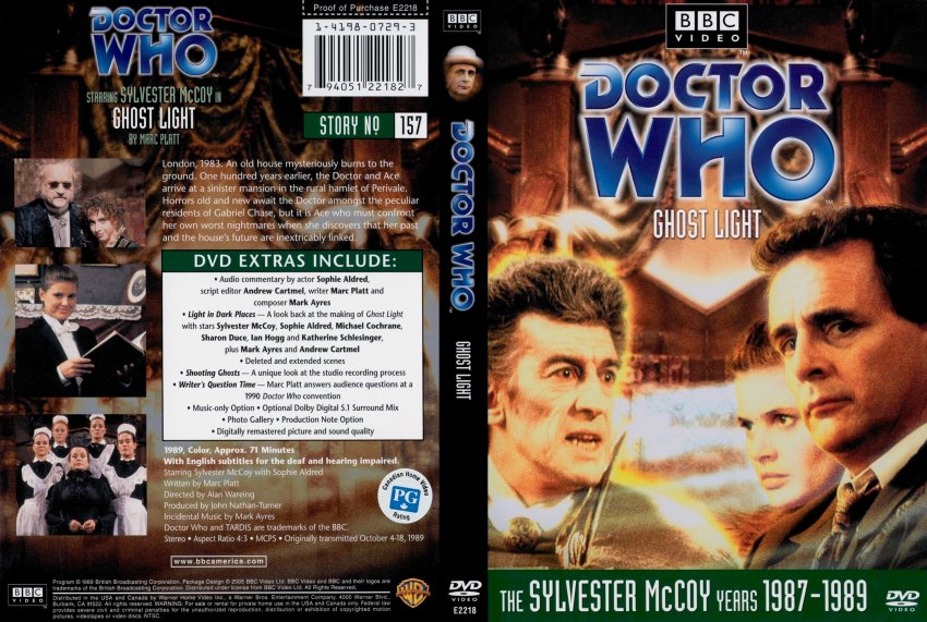 Doctor Who - Ghost Light - TV DVD Scanned Covers - 3123157 Ghost
