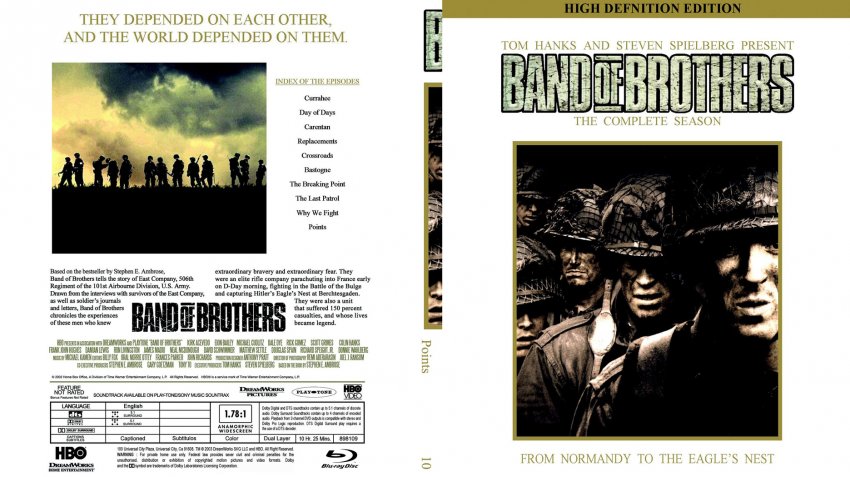 Band of Brothers D10 Blu ray Scan