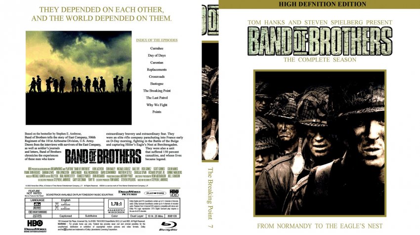 Band of Brothers D7 Blu ray Scan
