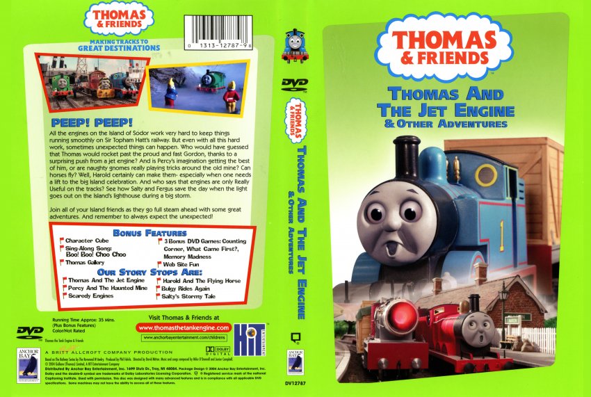 Thomas And Friends Thomas And The Jet again - TV DVD Scanned Covers ...