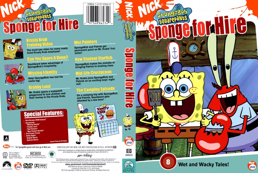 Spongebob Squarepants For Hire
