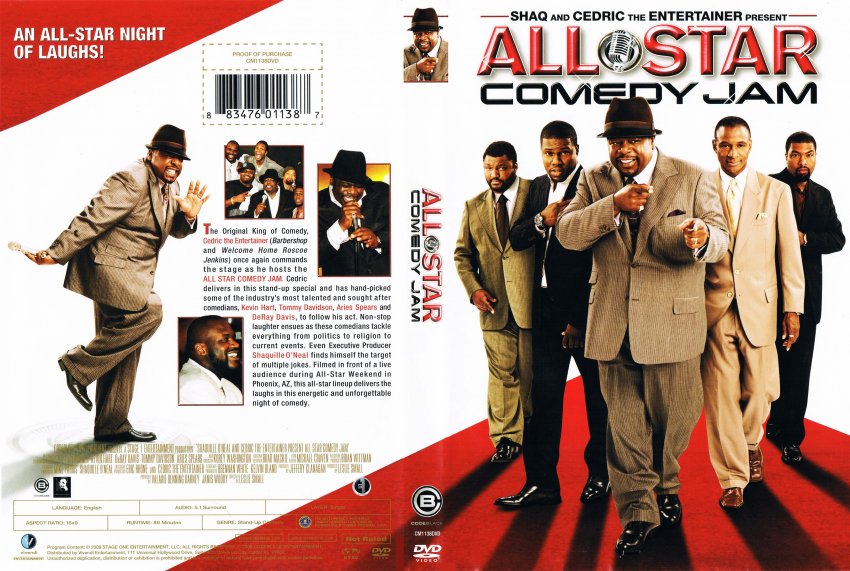 All Star Comedy Jam TV DVD Scanned Covers All Star Comedy Jam