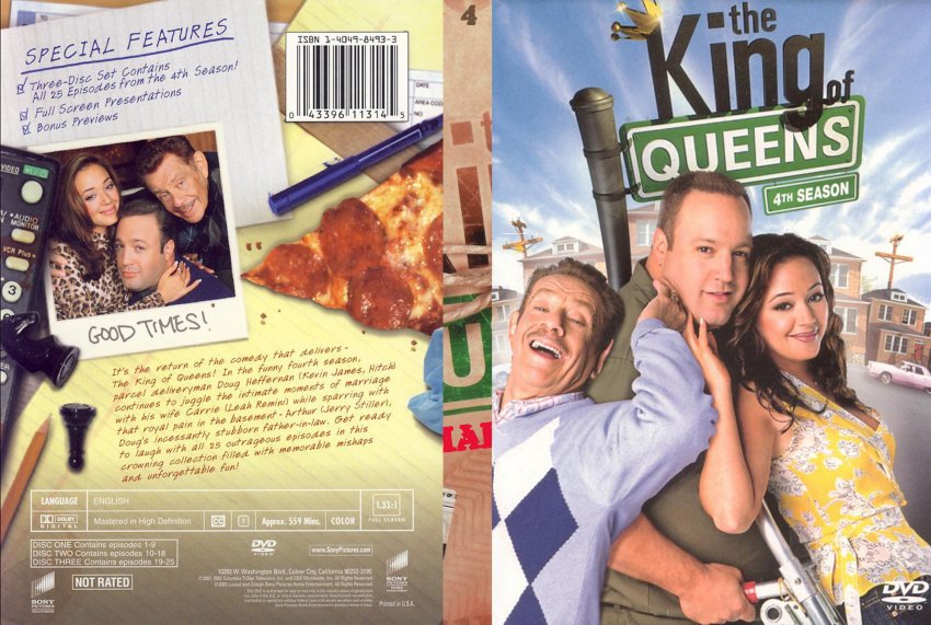 King of Queens Season 4 Spanning Spine