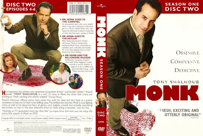 Monk Season 1 Disc 2