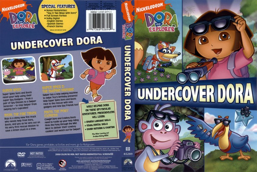 Dora The Explorer Undercover Dora Dvd