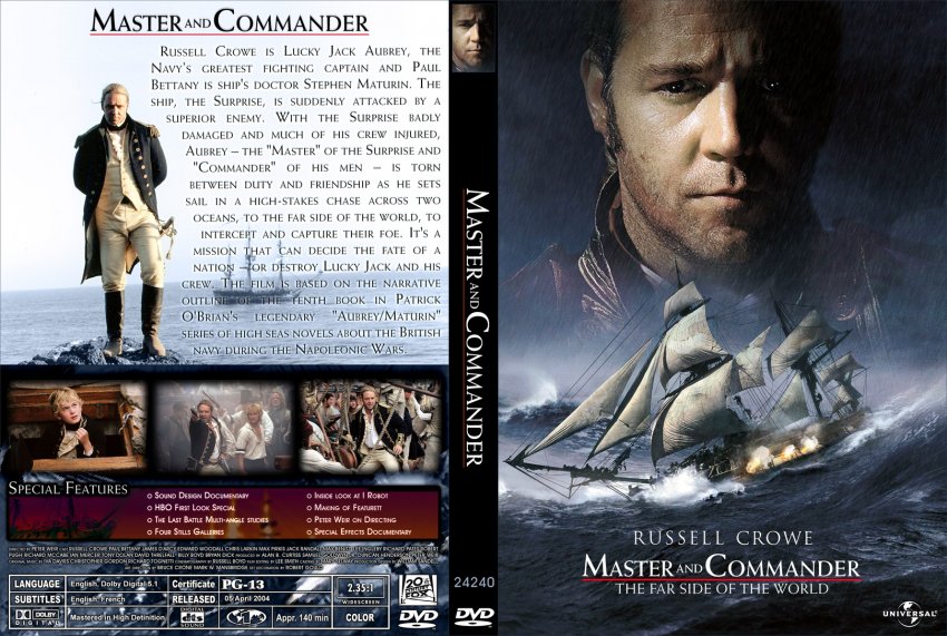 Master and Commander cstm - Movie DVD Custom Covers - 10Master And ...
