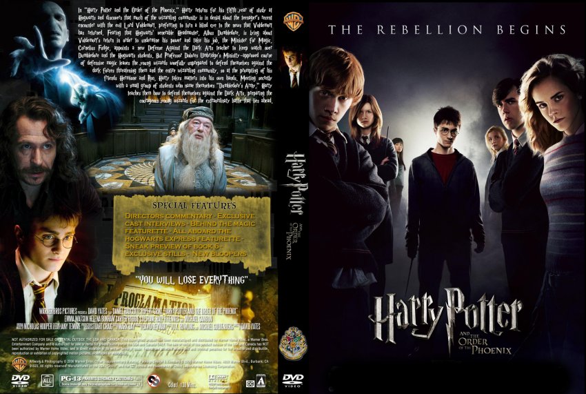 Harry Potter And The Order Of The Phoenix