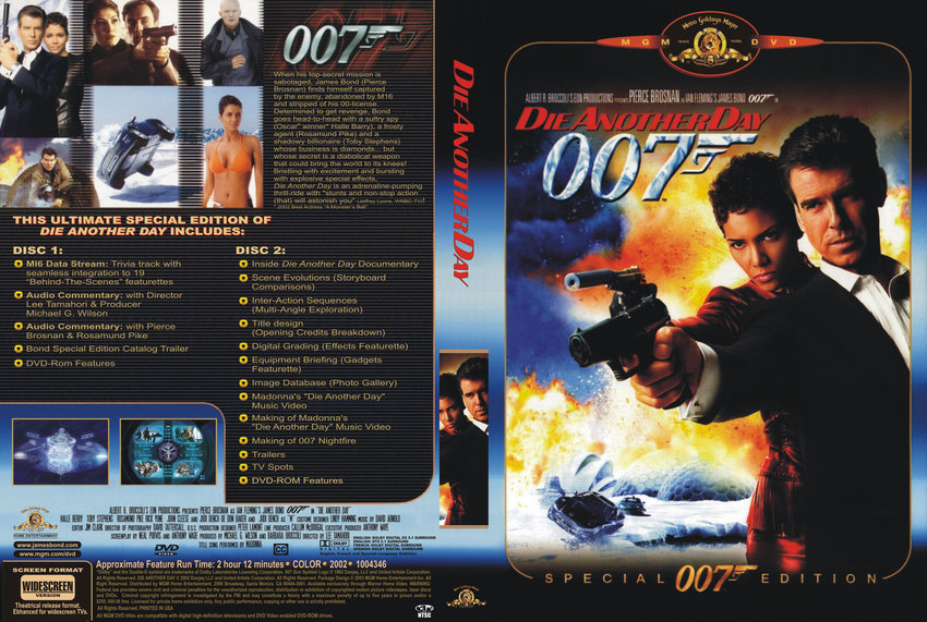 Die Another Day - Movie DVD Custom Covers - 1277Die Another Day :: DVD ...