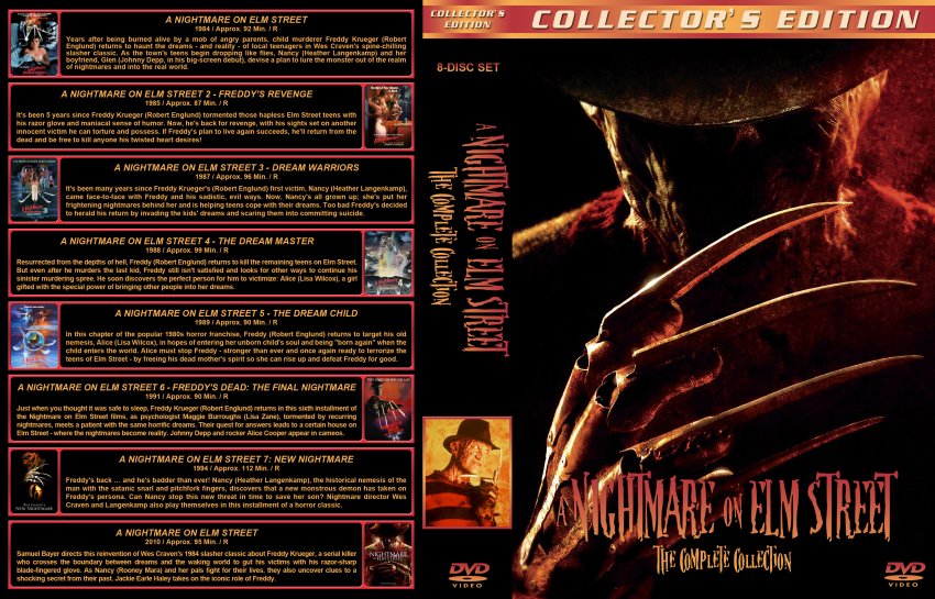 A Nightmare On Elm Street Collection