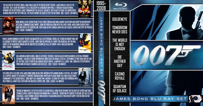 James Bond 007 Blu-ray set 3