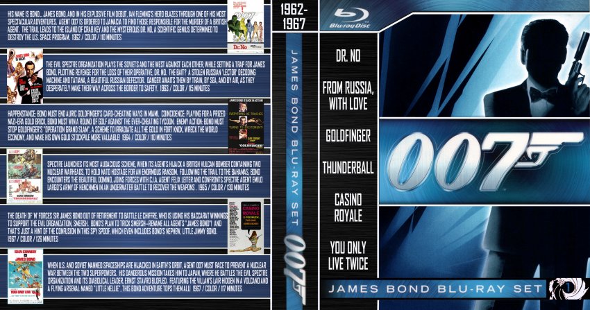 James Bond 007 Blu-ray set 4